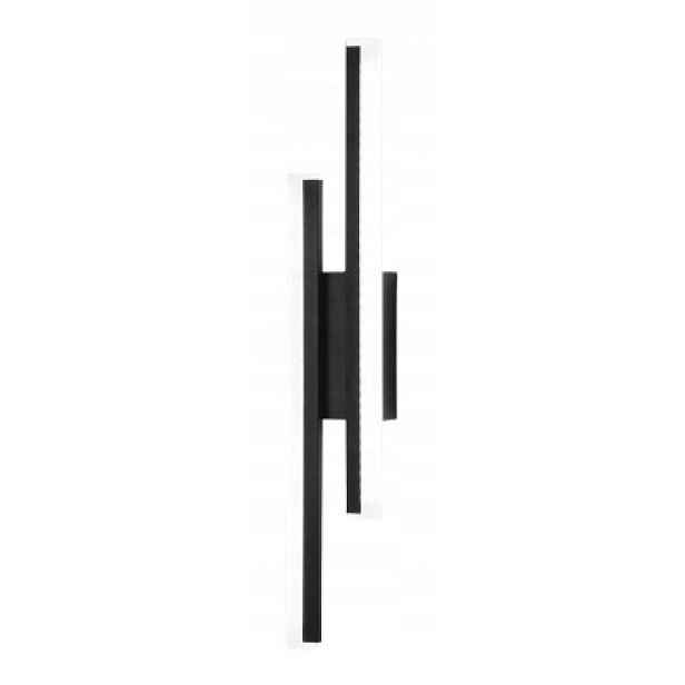 Led Nástěnná Lampa Černá 50 CM 16 W, Studená Bílá Barva