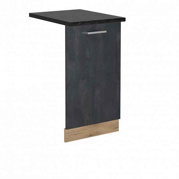 Vicco ČELNÍ PANEL MYČKY R-Line Černý beton 45 cm , PD Antracit