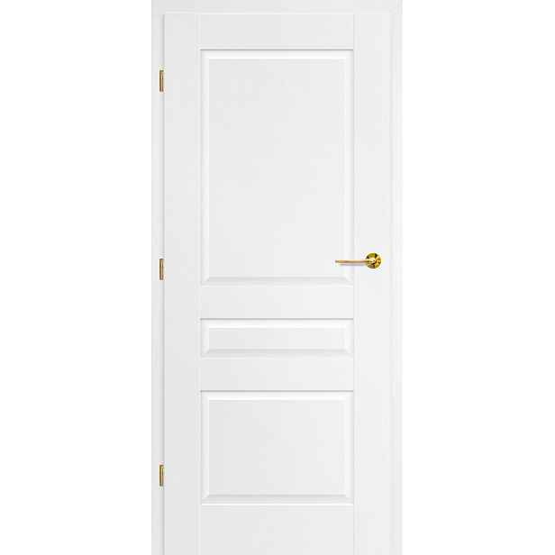 Bílé interiérové dveře Nemézie 6 (UV Lak) - Výška 210 cm