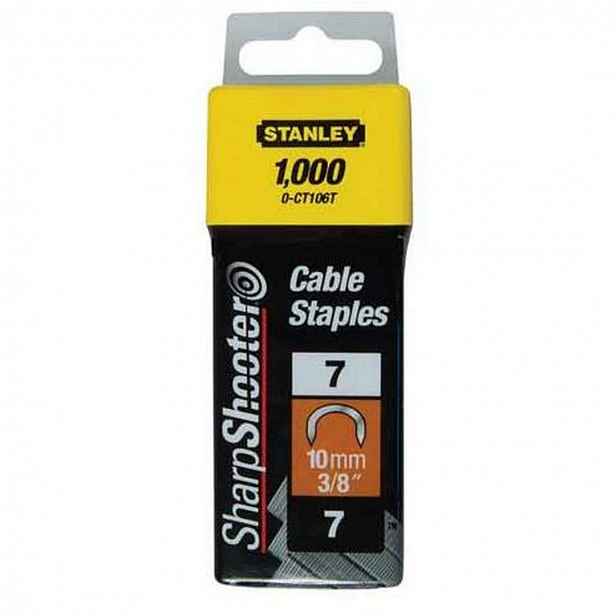 Stanley - Spony kabelové, typ 7, 10 mm, 1000 ks 1-CT106T