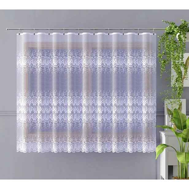 Mg Záclona 105/056 Bílá 500x160cm Hotová obšitá Bt