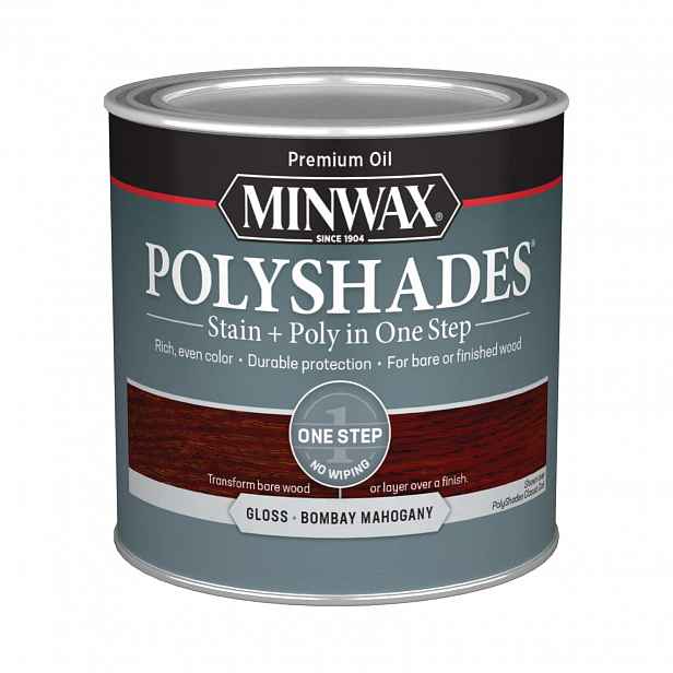 Minwax PolyShades Lak na dřevo 946 ml Gloss Bombay Mahogany