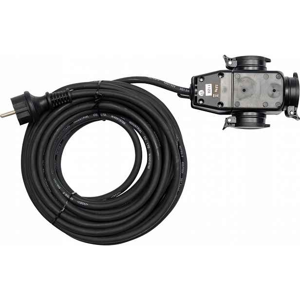 Předsádka IP44, 10 M, 3 G1,5 MM S Rozvodem