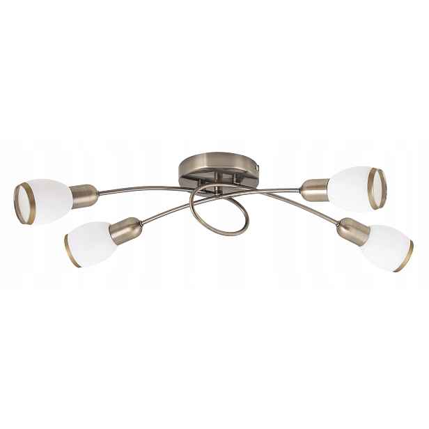 Rabalux Stropní svítidlo Elite E14 4x40W hnědá 66cm kov/sklo