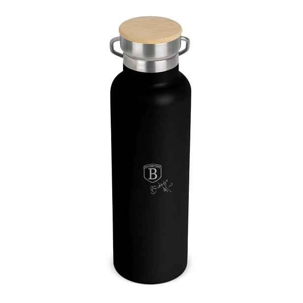 BERLINGERHAUS Termoska lahev s dvojitou stěnou nerez 0,6 l Matte Black Collection BH-7617