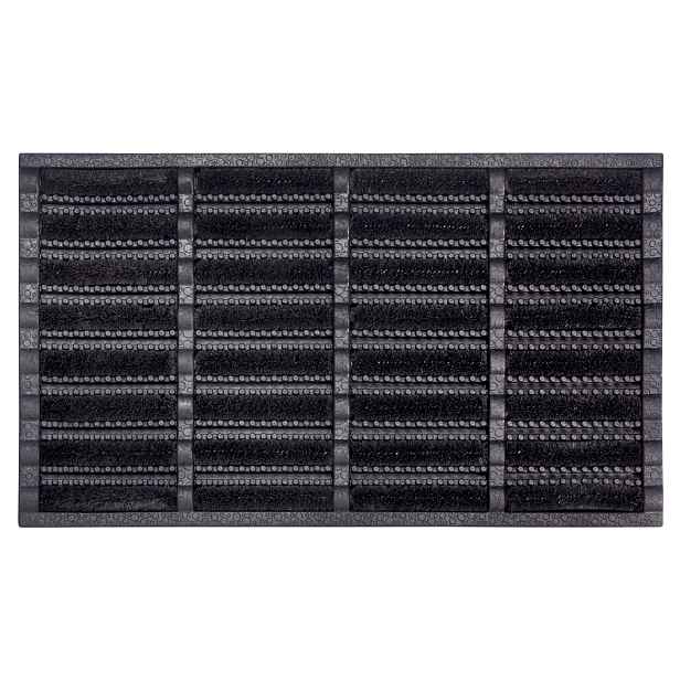 DOPRODEJ: 40x60 cm Venkovní čistící rohož Mix Mats Brushes 105648 Black - na ven i na doma, 40x60, černá, exteriér, Hanse Home