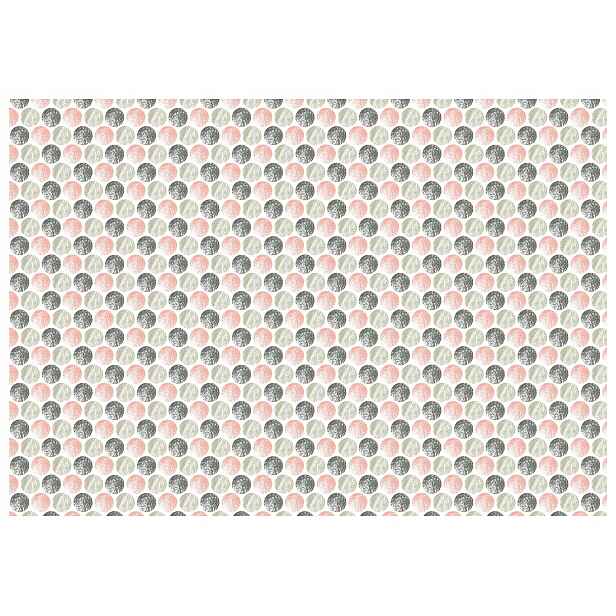 Fototapeta Otisky prstů pastelově růžová zeleň šedá 460x300 vinyl lepidlo