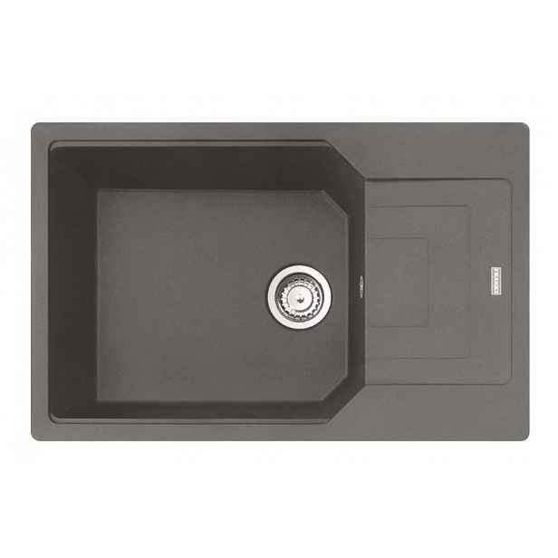 Franke Urban - Fragranitový dřez UBG 611-78 BB, 78x50 cm, šedý kámen 114.0700.108