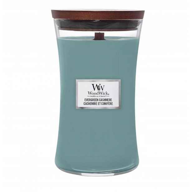 Velká vonná svíčka Yankee Candle Evergreen Cashmere