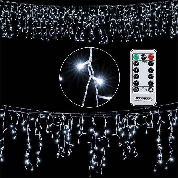 Vánoční Lampy 600LED, Vánoční Ozdoby, Dálkové Ovládání