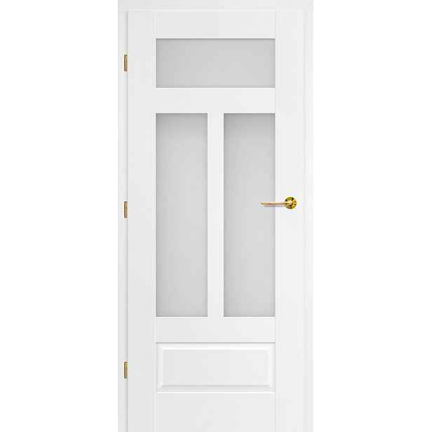 Bílé interiérové dveře Nemézie 9 (UV Lak) - Výška 210 cm