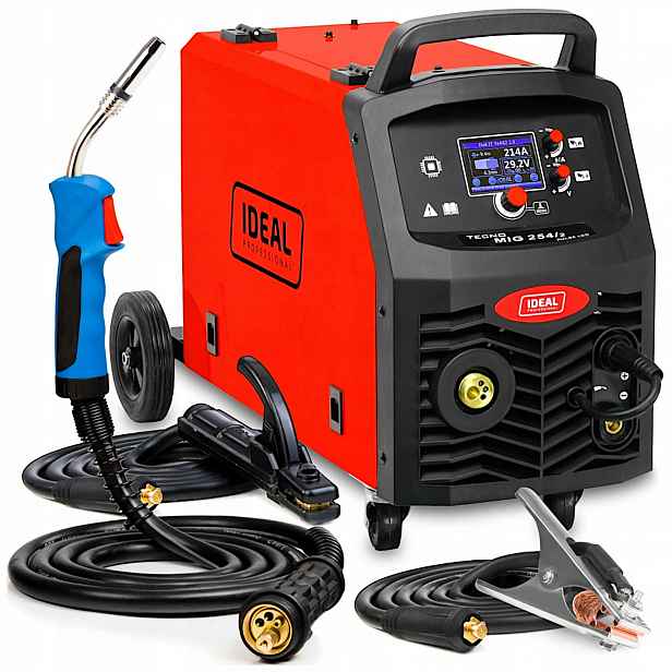 Poloautomatický Svařovací Stroj Mig/mag Mma Ideal Tecno Mig 254/2 Pulse 230 400 V