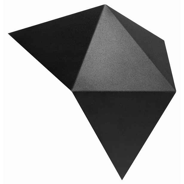 Sollux Moderní nástěnné svítidlo Solido Černé 2x40W G9 27 cm