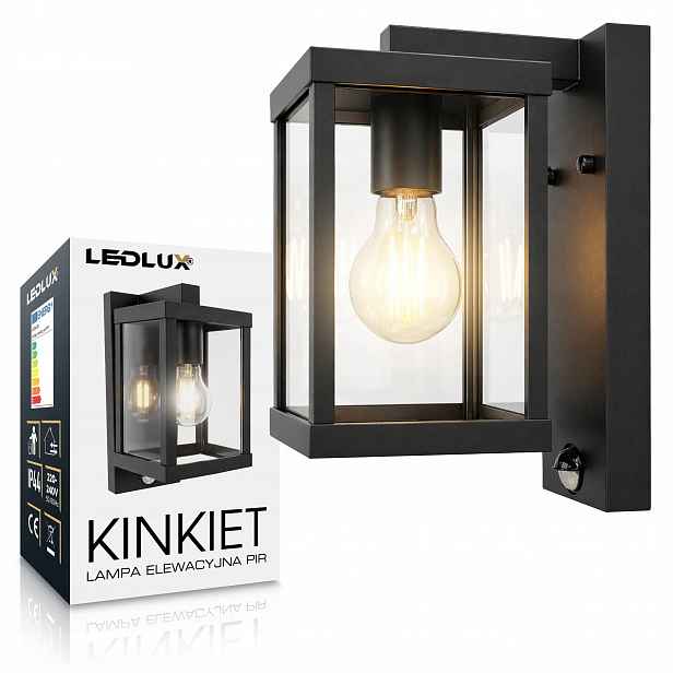 Venkovní Led lampa Fasádní zahradní nástěnné svítidlo Sensor