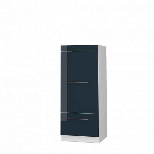 Vicco VYSOKÁ SKŘÍŇ Fame-Line, Tmavě modrá s vysokým leskem/Bílá, 60 cm