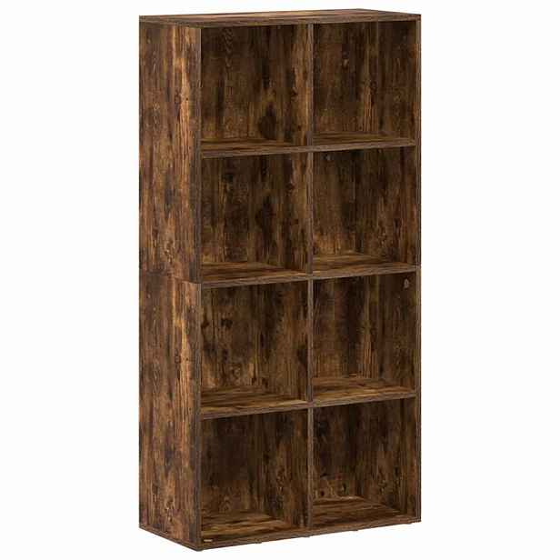 vidaXL Knihovna/příborník kouřový dub 66x30x130 cm kompozitní dřevo