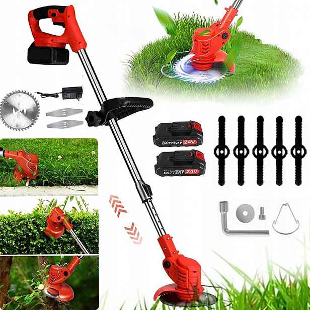 Vyžínač Trávy Na Trávu 650 W S Baterii