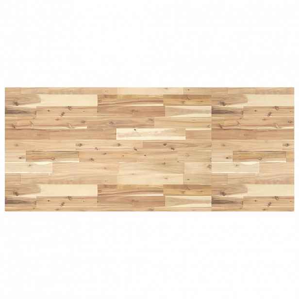 vidaXL Koupelnová deska neošetřená 140x60x4 cm masivní akáciové dřevo