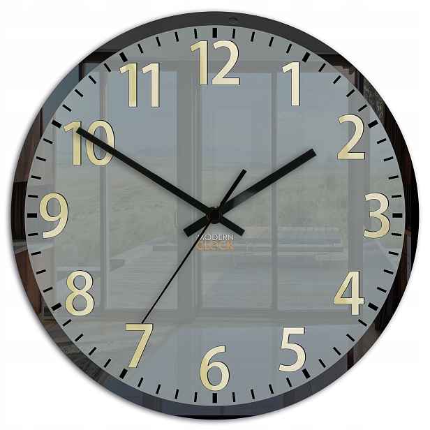 Nástěnné hodiny Filip Stylové A Klasické 30 CM šedé