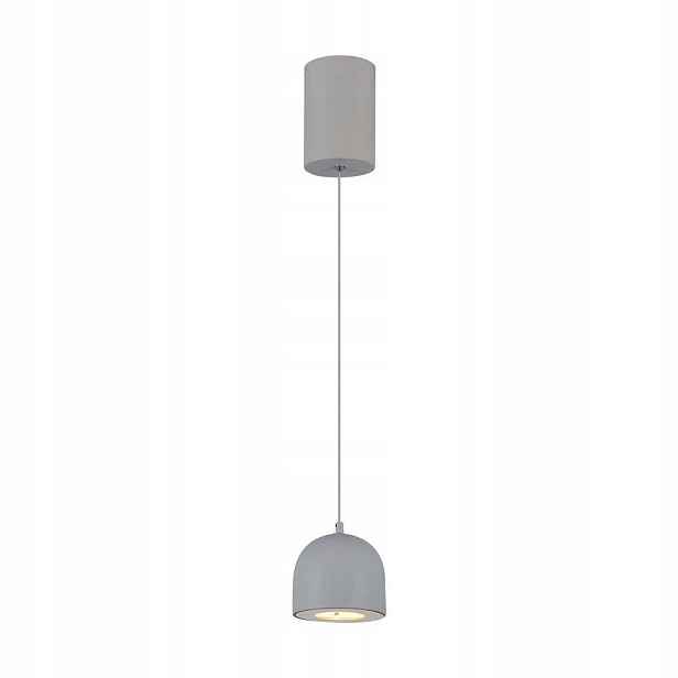 Závěsná Led bodová lampa šedá nad stůl, bar do jídelny 3000K V-tac
