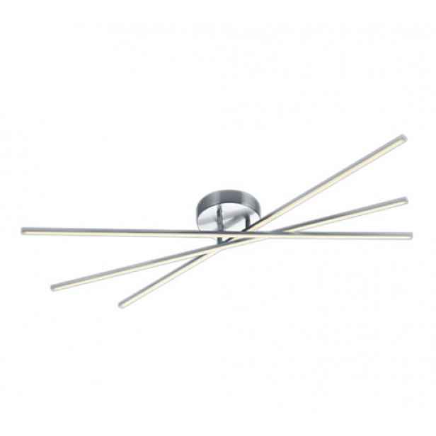 LED stropní osvětlení Trio Tiriac nikl 671610307