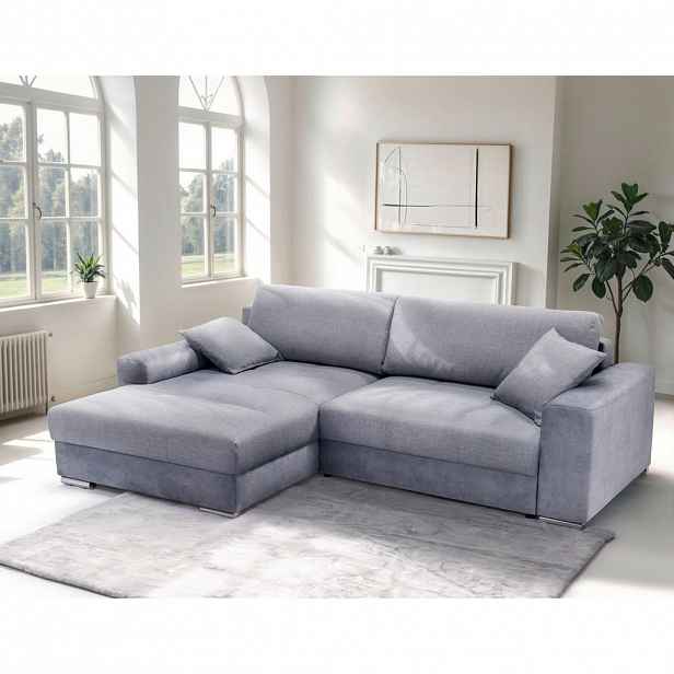 Livetastic ROHOVÁ SEDAČKA, textil, modrošedá