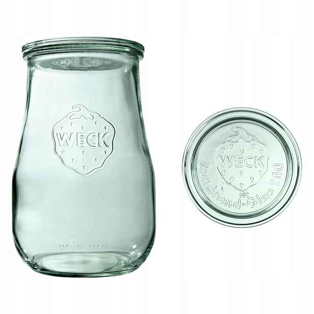 Zavařovací Sklenice Tulip s víčkem 2700 ml, balení 4 ks Weck