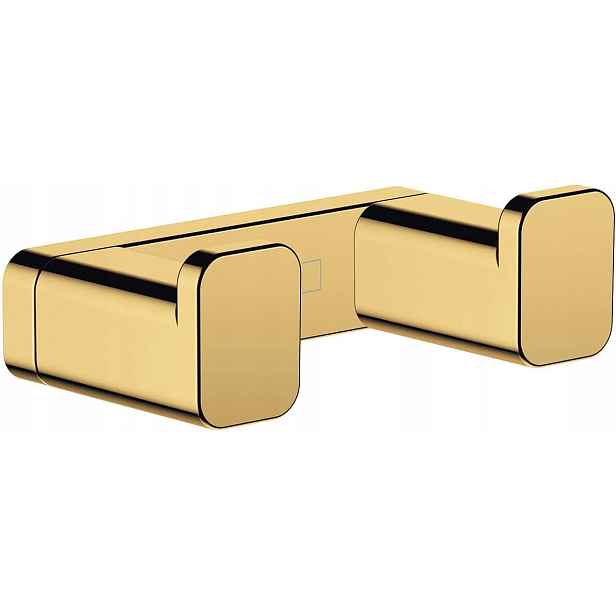 AddStoris Dvojitý háček na ručník, kartáčovaný bronz Hansgrohe 41755140