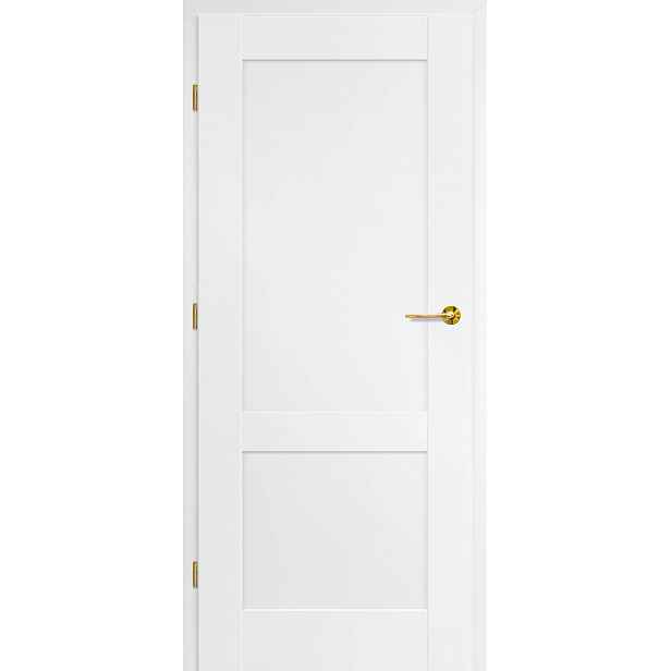 Bílé interiérové dveře Nemézie 16 (UV Lak) - Výška 210 cm