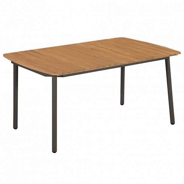 vidaXL Zahradní stůl 150 x 90 x 72 cm masivní akácie dřevo a ocel