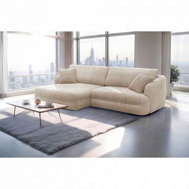 Livetastic ROHOVÁ SEDAČKA, textil, pískové barvy