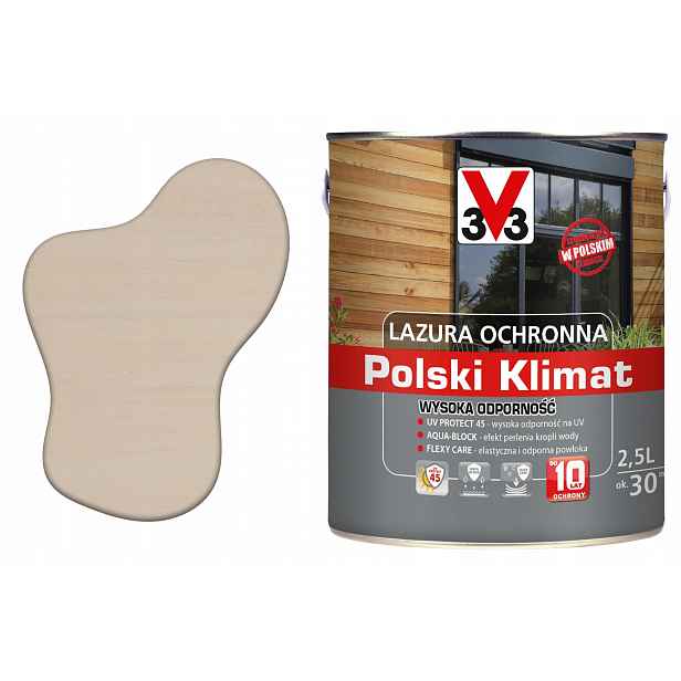 3V3 Výkonný lakovací nátěr pro střešní krytinu, Uv ochranná impregnace na dřevo Extra