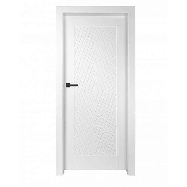 Bílé interiérové dveře Turan 3 (UV Lak) - Výška 210 cm