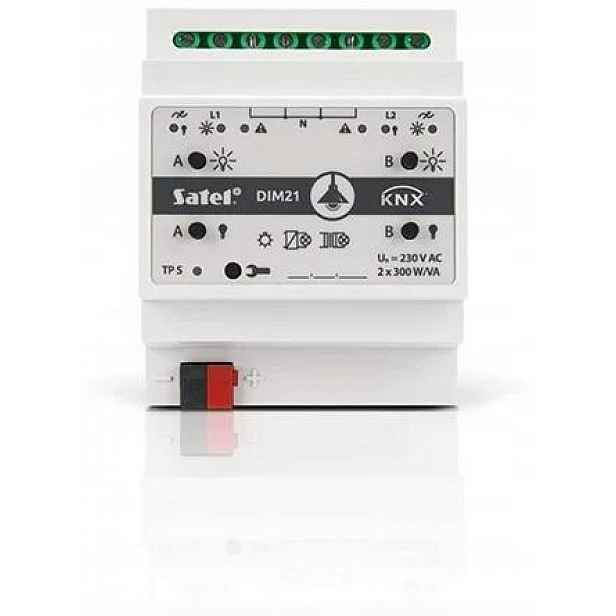Satel Knx 2-kanálový stmívací herec KNX-DIM21