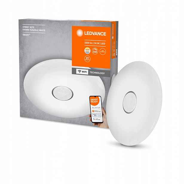 Stropní Svítidlo Led 34W 2400lm Cct stmívatelný kulatý bílý Smart+ WiFi Kite