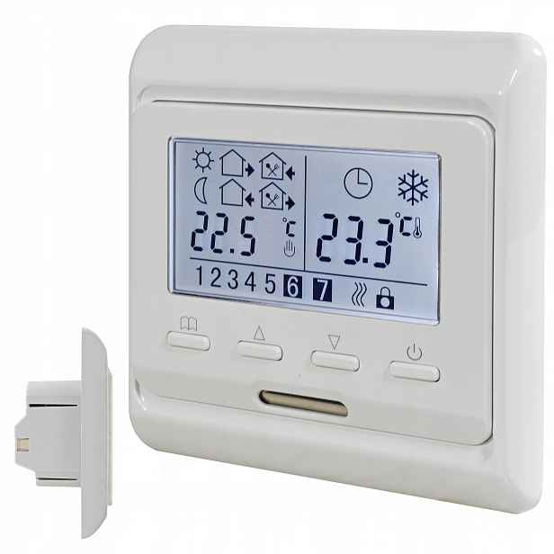 týdenní pokojový termostat Kotle Piece Ventilu