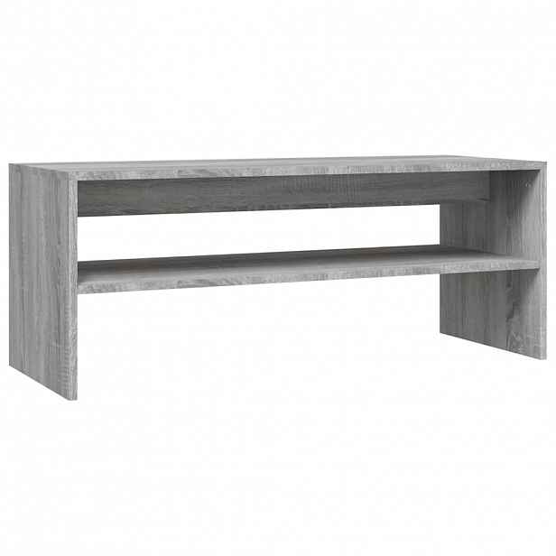 vidaXL Konferenční stolek šedý sonoma 100x40x40 cm kompozitní dřevo