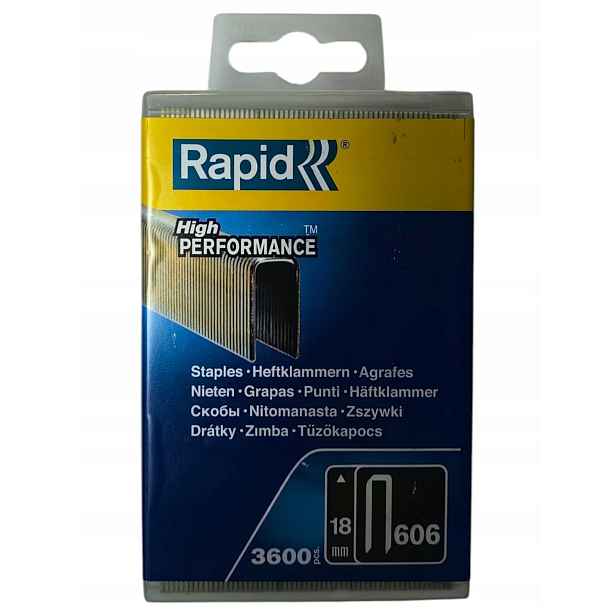 Rapid Sponky 606 18 mm High Performance 3600 kusů