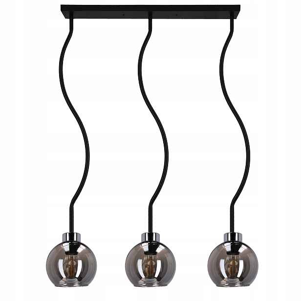 Závěsné stropní svítidlo Glamour Triple E27 Led