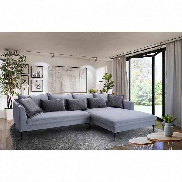 Livetastic ROHOVÁ SEDAČKA, textil, šedá
