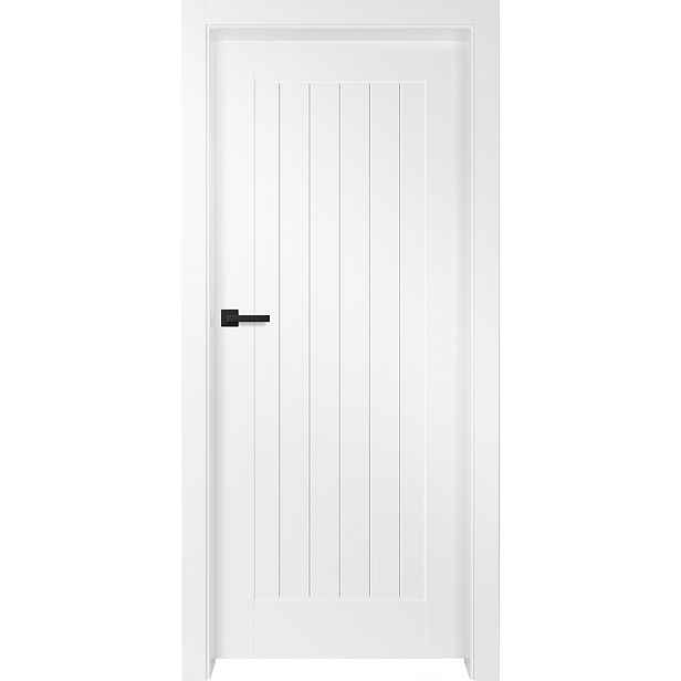 Bílé interiérové dveře Turan 6 (UV Lak) - Výška 210 cm