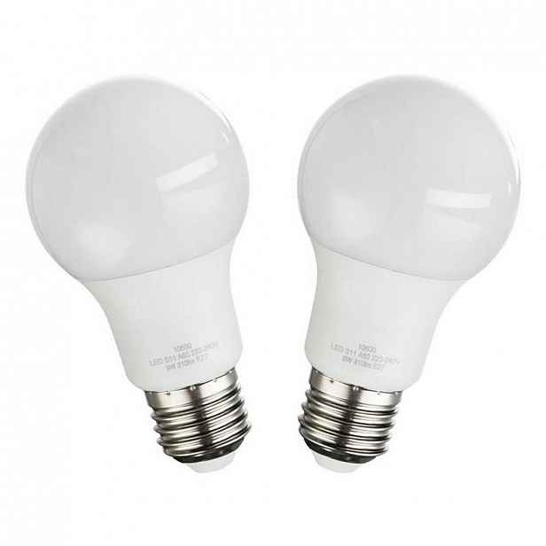 Led Žárovka 2ks/bal. 10600-2, E27, 9 Watt