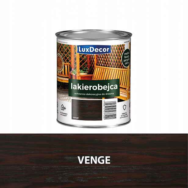 Luxdecor Ochranný A Dekorativní Lak Na Dřevo 2,2 L Wenge Venge