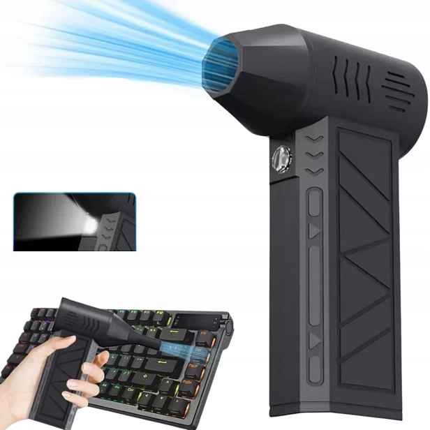 Výkonný Elektrický Bezdrátový Foukač Na Led Pro Čištění Grilu