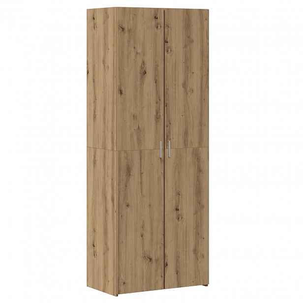 vidaXL Vysoký bufet Artisanový dub 70 x 42,5 x 185 cm