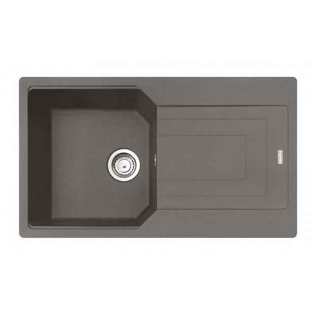 Franke Urban - Fragranitový dřez UBG 611-86, 86x50 cm, šedý kámen 114.0700.115