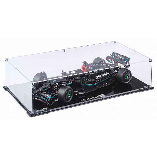 Vitrína Blacked Brick pro Lego 42171 Technic Mercedes-AMG F1 W14 Performance