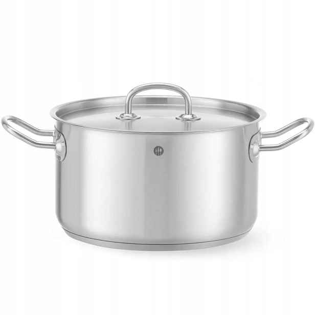 Hrnec Kitchen Line s poklicí 6 l, průměr 240 x 135 mm Hendi 836309