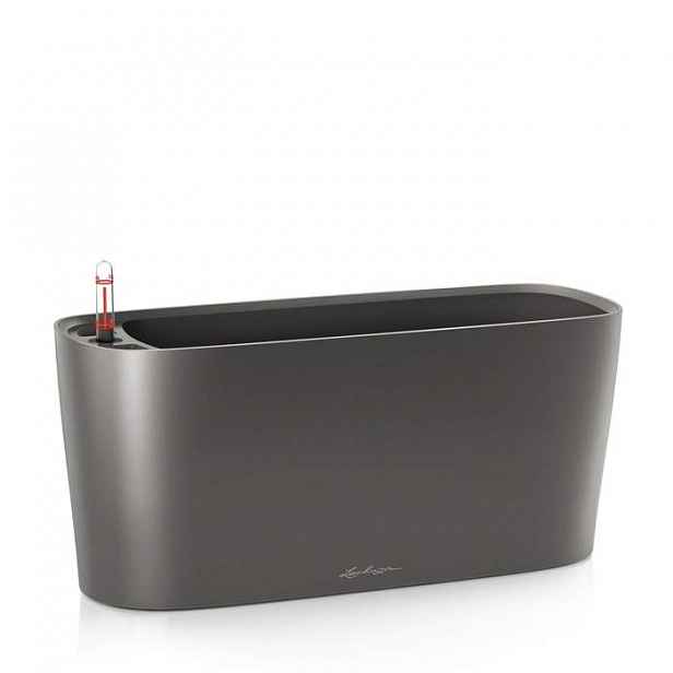 Květináč DELTA OVAL komplet set 40cm antracit