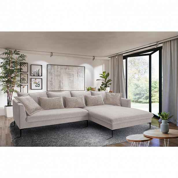 Livetastic ROHOVÁ SEDAČKA, textil, béžová